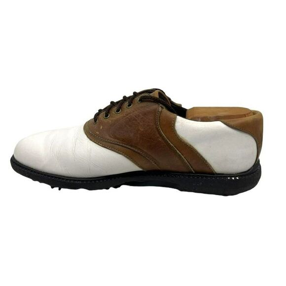 Footjoy Mens 58049 Golf Shoes Super Lites Saddle Multicolor Leather Low Top 9.5N - Picture 15 of 16